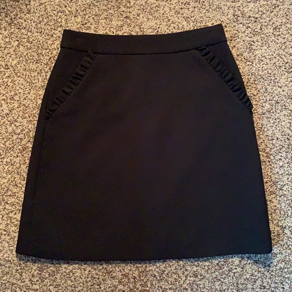 ♠️ Kate Spade ruffle-pocket A-line skirt ♠️ - Picture 2 of 7